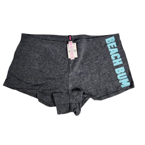 NWT VTG VICTORIA'S SECRET PINK COTTON LOW RISE BOYSHORT LG "ALOHA BEACHES" BUM - Picture 6 of 10